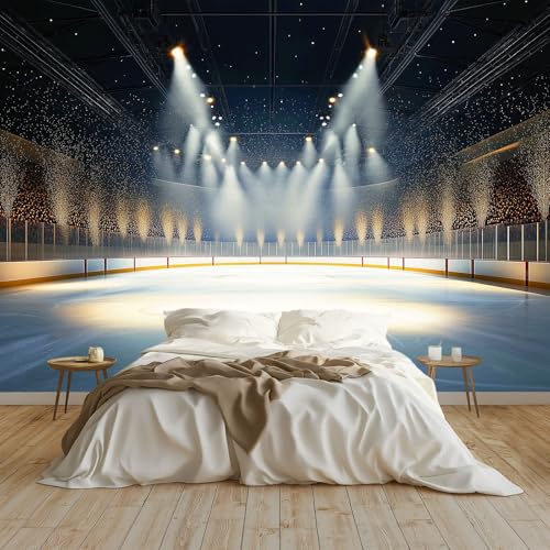 Vlies Fototapete Weltraum Sport Eishockeystadion 400 x 280 cm Foto Tapeten Schlafzimmer Wohnzimmer Moderne Vliestapete Blaugrau, für Schlafzimmer Wohnzimmer Kinderzimmer Büro Wand Dekoration Vlies Fototapete Weltraum Sport Eishockeystadion 400 x 280 cm Foto Tapeten Schlafzimmer Wohnzimmer Moderne Vliestapete Blaugrau, für Schlafzimmer Wohnzimmer Kinderzimmer Büro Wand Dekoration von Generisch