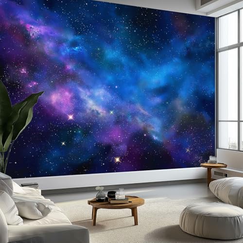Vlies Fototapete Weltraumnebel 450 x 315 cm Fototapeten, Blau-Lila Schlafzimmer Wohnzimmer Moderne Vliestapete Wandtapete Motivtapeten Bildtapete Wand Dekoration Vlies Fototapete Weltraumnebel 450 x 315 cm Fototapeten, Blau-Lila Schlafzimmer Wohnzimmer Moderne Vliestapete Wandtapete Motivtapeten Bildtapete Wand Dekoration von Generisch
