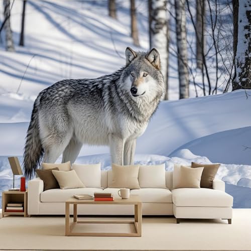 Vlies Tapete UV SchneewolfVlies Wanddekoration Natürliche Tiere 500x280cm DIY Kreative Hintergrundgestaltung Kopfteil Fototapete Schlafzimmer Wohnzimmer Vollwand Abdeckung Schnell Vlies Tapete UV SchneewolfVlies Wanddekoration Natürliche Tiere 500x280cm DIY Kreative Hintergrundgestaltung Kopfteil Fototapete Schlafzimmer Wohnzimmer Vollwand Abdeckung Schnell von Generisch