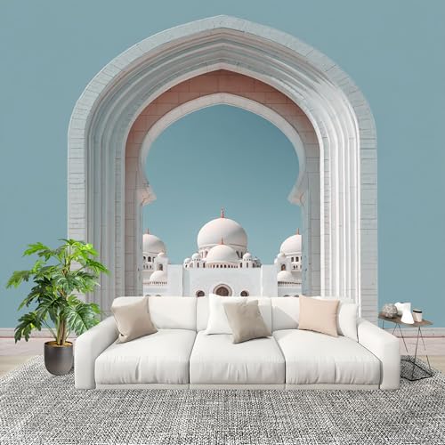 Vlies Wandbild 400x280 cm Islamische Architekturmotive Fototapeten Wasserdicht Kunstdrucke Wanddeko Blau Fototapete für Schlafzimmer Spielzimmer Küche Heimdekoration Wandtattoo Vlies Wandbild 400x280 cm Islamische Architekturmotive Fototapeten Wasserdicht Kunstdrucke Wanddeko Blau Fototapete für Schlafzimmer Spielzimmer Küche Heimdekoration Wandtattoo von Generisch