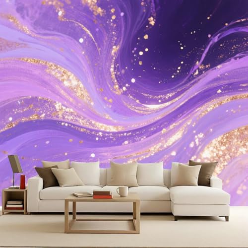 Vlies Wanddekoration MarmorVliestapete Wandtapete Lila-Gold-Textur 450x315cm 3D Optische Illusion Wandpaneele Wanddeko Moderne Fototapete Wohnzimmer Schlafzimmer Einfach Anzubringen Vlies Wanddekoration MarmorVliestapete Wandtapete Lila-Gold-Textur 450x315cm 3D Optische Illusion Wandpaneele Wanddeko Moderne Fototapete Wohnzimmer Schlafzimmer Einfach Anzubringen von Generisch