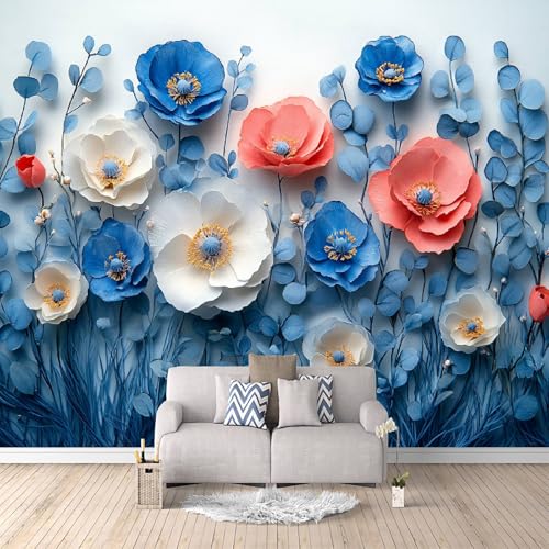 Vlies fototapete 3d Blumen Tapeten für Wohnzimmer Schlafzimmer Einfachheit Moderne Vliestapete Wandtapete Motivtapeten-300x210cm Vlies fototapete 3d Blumen Tapeten für Wohnzimmer Schlafzimmer Einfachheit Moderne Vliestapete Wandtapete Motivtapeten-300x210cm von Generisch