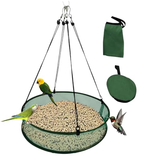 Vogelfutterleiter -Netto -Tablett - Hanging Seed Catcher Mit Aufbewahrungsbeutel, Außenplattform Ring | Gartenzubehör Für Terrasse, Balkon, Innenhof, Hummingbird -Abfall -Catchar, Polyester Vogelfutterleiter -Netto -Tablett - Hanging Seed Catcher Mit Aufbewahrungsbeutel, Außenplattform Ring | Gartenzubehör Für Terrasse, Balkon, Innenhof, Hummingbird -Abfall -Catchar, Polyester von Generisch