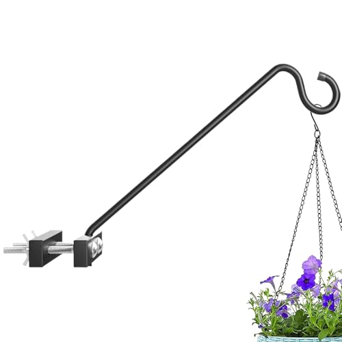 Vogelfutterstation – Multifunktionale Futterstation aus Metall mit 5 Zinkenbasis, Duaal-Haken | Stabiler freistehender Gartenständer zum Aufhängen von Vogelfutterspendern, Solarleuchten, Blumenkörben von Generisch