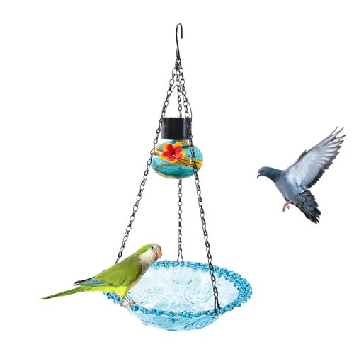 Vogelfutterstationen Für Draußen - Vogeltränke Für Draußen - Wasserspender Aufhängbar Wetterfest Dekorativ Für Zaun Geländer Terrasse Balkon Garten Hinterhof Vogelfutterstationen Für Draußen - Vogeltränke Für Draußen - Wasserspender Aufhängbar Wetterfest Dekorativ Für Zaun Geländer Terrasse Balkon Garten Hinterhof von Generisch