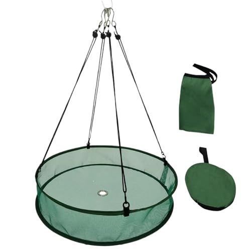Vogelsamenfänger -Tablett - Polyester 10,5 Cm Wasserdichtes Großes Hangschale Anfälle, Saatgut -Hoop | Raumsparende Bird -Sendern -Halter, Hängende Vogelfutterleiter - Außenterrassendekoration, Wilder von Generisch