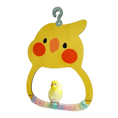 Vogelschaukeln Für Papageien | Vogelschaukeln Für Käfige - Holz Sitz- Und Spielbereich Tierdeko Für Fensterbank Garten Balkon Vogelschaukeln Für Papageien | Vogelschaukeln Für Käfige - Holz Sitz- Und Spielbereich Tierdeko Für Fensterbank Garten Balkon von Generisch