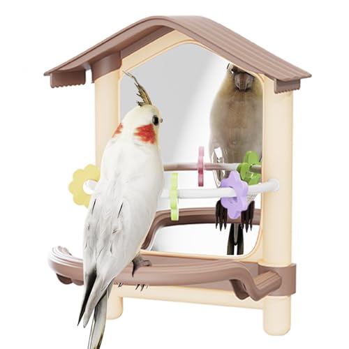 Vogelspiegel für Käfig – dekoratives Vogelspiegel-Zubehör | Käfigspielzeug zum & Interaktion, Terrasse & Innenhof sicherer Spiegel | Indoor Outdoor Garten Spielplatz , Bereicherung Vogelspiegel für Käfig – dekoratives Vogelspiegel-Zubehör | Käfigspielzeug zum & Interaktion, Terrasse & Innenhof sicherer Spiegel | Indoor Outdoor Garten Spielplatz , Bereicherung von Generisch