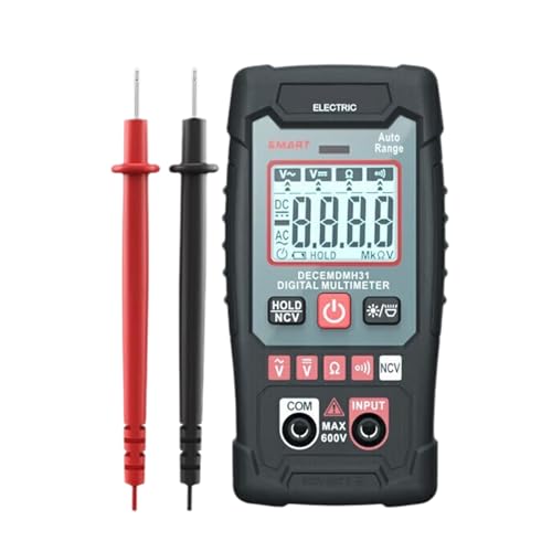 Volt Messgerät - Digital Multimeter | Digitaler Multimeter -Spannungstester | Smart Spannage Messung | AC DC -Strom V0LTAGE METER | AMP, OHM, Diode, Kapazität, Widerstand Für Die Automobilreparatur von Generisch