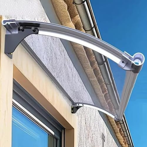 Vordach Haustür,Vordach Haustürvordach,UV-Schutz Regenschutz Türvordach Haustürdach Pultvordach aus Polycarbonat und Aluminium Rahmen Vordach Haustür,Vordach Haustürvordach,UV-Schutz Regenschutz Türvordach Haustürdach Pultvordach aus Polycarbonat und Aluminium Rahmen von Generisch