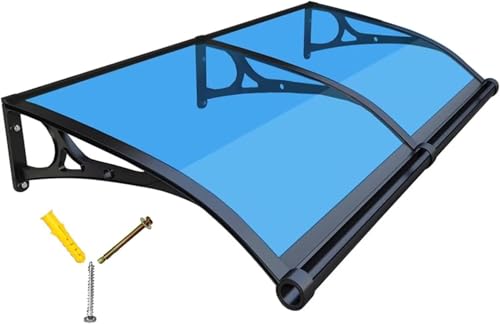 Vordach Türdach Pultbogenvordach Überdachung Polycarbonat Transparentes Haustür Überdachung Haustürvordach Pultvordach - Diverse Größen- Diverse Farbe Vordach Türdach Pultbogenvordach Überdachung Polycarbonat Transparentes Haustür Überdachung Haustürvordach Pultvordach - Diverse Größen- Diverse Farbe von Generisch