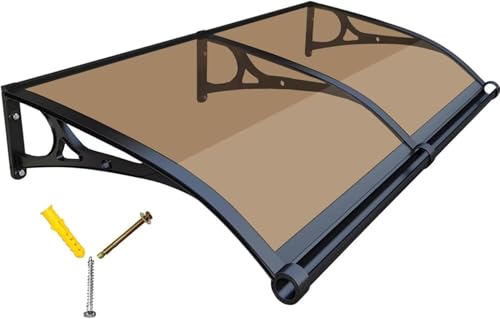 Vordach Türdach Pultbogenvordach Überdachung Polycarbonat Transparentes Haustür Überdachung Haustürvordach Pultvordach - Diverse Größen- Diverse Farbe Vordach Türdach Pultbogenvordach Überdachung Polycarbonat Transparentes Haustür Überdachung Haustürvordach Pultvordach - Diverse Größen- Diverse Farbe von Generisch
