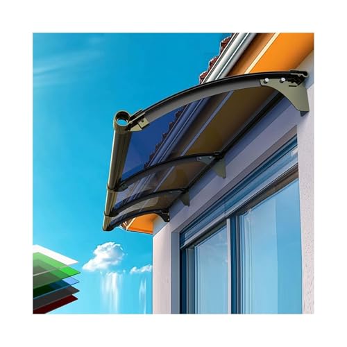 Vordach aus Aluminium, wasserdicht, für Haustüren, stilvoller Terrassenüberhang für Terrassen, Veranden und Fenster, 120 x 330 cm, wetterfeste Eingangsabdeckung Vordach aus Aluminium, wasserdicht, für Haustüren, stilvoller Terrassenüberhang für Terrassen, Veranden und Fenster, 120 x 330 cm, wetterfeste Eingangsabdeckung von Generisch