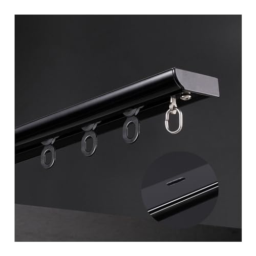 Vorhangschiene, Aluminiumlegierung, Silent Glide System mit Hochglanz-Finish für nahtlose Innenfensterintegration von Generisch