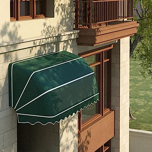 Vorzelt Französisch Curved 180x60x60cm Grün - Outdoor Vordach für Türen & Fenster, UV- & Regenschutz, Faltbar Sonnenschutz für Café, Restaurant & Straßenbusiness Vorzelt Französisch Curved 180x60x60cm Grün - Outdoor Vordach für Türen & Fenster, UV- & Regenschutz, Faltbar Sonnenschutz für Café, Restaurant & Straßenbusiness von Generisch