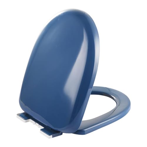 WC-Sitz, U-förmig, Soft-Close-Scharnier, Schnellverschluss, strapazierfähiges PP-Material, 180 kg Tragkraft, leicht zu reinigen, kein Zuschlagen, ideal für Familienbadezimmer WC-Sitz, U-förmig, Soft-Close-Scharnier, Schnellverschluss, strapazierfähiges PP-Material, 180 kg Tragkraft, leicht zu reinigen, kein Zuschlagen, ideal für Familienbadezimmer von Generisch