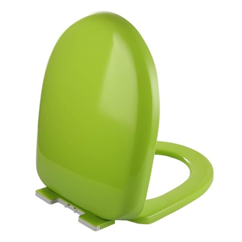 WC-Sitz, U-förmig, Soft-Close-Scharnier, Schnellverschluss, strapazierfähiges PP-Material, 180 kg Tragkraft, leicht zu reinigen, kein Zuschlagen, ideal für Familienbadezimmer WC-Sitz, U-förmig, Soft-Close-Scharnier, Schnellverschluss, strapazierfähiges PP-Material, 180 kg Tragkraft, leicht zu reinigen, kein Zuschlagen, ideal für Familienbadezimmer von Generisch