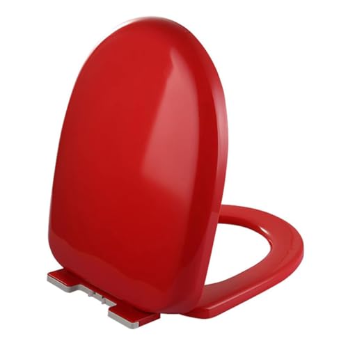 WC-Sitz, U-förmig, Soft-Close-Scharnier, Schnellverschluss, strapazierfähiges PP-Material, 180 kg Tragkraft, leicht zu reinigen, kein Zuschlagen, ideal für Familienbadezimmer WC-Sitz, U-förmig, Soft-Close-Scharnier, Schnellverschluss, strapazierfähiges PP-Material, 180 kg Tragkraft, leicht zu reinigen, kein Zuschlagen, ideal für Familienbadezimmer von Generisch