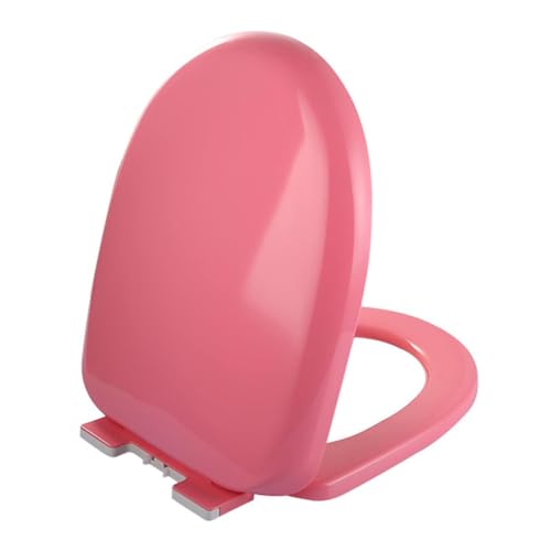 WC-Sitz, U-förmig, Soft-Close-Scharnier, Schnellverschluss, strapazierfähiges PP-Material, 180 kg Tragkraft, leicht zu reinigen, kein Zuschlagen, ideal für Familienbadezimmer WC-Sitz, U-förmig, Soft-Close-Scharnier, Schnellverschluss, strapazierfähiges PP-Material, 180 kg Tragkraft, leicht zu reinigen, kein Zuschlagen, ideal für Familienbadezimmer von Generisch