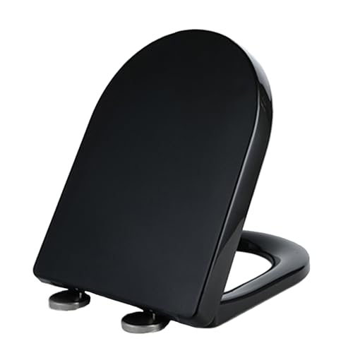 WC-Sitz Soft Close D-Form mit Schnellverschluss und 360° verstellbarem Scharnier, Top Fixing Design für einfache Installation WC-Sitz Soft Close D-Form mit Schnellverschluss und 360° verstellbarem Scharnier, Top Fixing Design für einfache Installation von Generisch