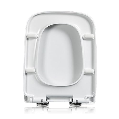 WC-Sitz mit Absenkautomatik, Schnellverschluss, leicht zu reinigen, 360° verstellbares Scharnier für Zuhause Badezimmer WC-Sitz mit Absenkautomatik, Schnellverschluss, leicht zu reinigen, 360° verstellbares Scharnier für Zuhause Badezimmer von Generisch