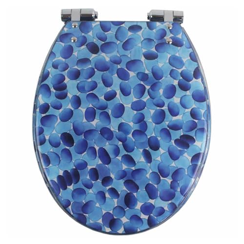 WC-Sitz mit Absenkautomatik, transparentes Harz für U-V-O-Toiletten, mehrfarbig, 1 Stück WC-Sitz mit Absenkautomatik, transparentes Harz für U-V-O-Toiletten, mehrfarbig, 1 Stück von Generisch