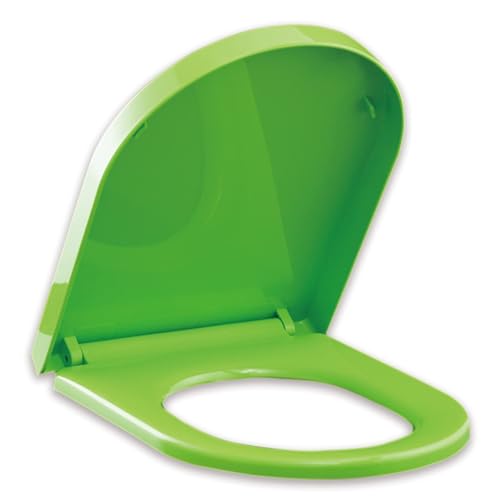 WC-Sitz mit Absenkautomatik mit Schnellverschluss, verstellbare Scharniere, PP-Material für einfache Reinigung WC-Sitz mit Absenkautomatik mit Schnellverschluss, verstellbare Scharniere, PP-Material für einfache Reinigung von Generisch