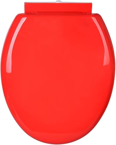 WC-Sitz mit Deckel, rund, PP, sanft schließend, leicht zu reinigen, O-förmiger Toilettensitzbezug, Schnellentriegelung, langlebiges Badezimmer-Zubehör WC-Sitz mit Deckel, rund, PP, sanft schließend, leicht zu reinigen, O-förmiger Toilettensitzbezug, Schnellentriegelung, langlebiges Badezimmer-Zubehör von Generisch