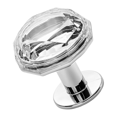 WC-Spülknopf – WC-Druckknopf-Topper, Ersatz-Toilettenspüler oben, eleganter Strass-Wassertank-Knopfschieber für nagelfreundliche Nutzung und zuverlässige Toilette von Generisch