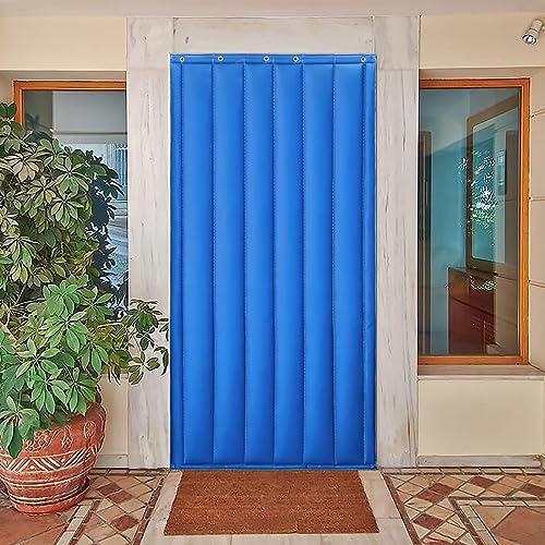 Wärmeisolierter Türvorhang, robuste schalldichte Decke für Lärmschutzwand, winddicht, wasserdicht, Kälteschutz, Baumwolle, Winterabdeckung Wärmeisolierter Türvorhang, robuste schalldichte Decke für Lärmschutzwand, winddicht, wasserdicht, Kälteschutz, Baumwolle, Winterabdeckung von Generisch