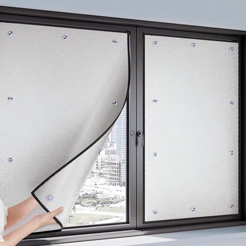Wärmereflektierende Fensterfolie - Wärmedämmfolie für Zuhause und Büro Sonnenschutz - Total Verdunkelungsfolie mit 6mm Dicke Wärmereflektierende Fensterfolie - Wärmedämmfolie für Zuhause und Büro Sonnenschutz - Total Verdunkelungsfolie mit 6mm Dicke von Generisch