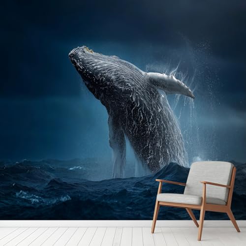 Wal Meer Fisch Springender Tapete Selbstklebende Fototapete Ozean Tiere Meer Natur Tapeten Unterwasserwelt Wandtapete Vinyl Wasserdicht Wandaufkleber für Wohnzimmer Schlafzimmer Küchen 250x370 cm Wal Meer Fisch Springender Tapete Selbstklebende Fototapete Ozean Tiere Meer Natur Tapeten Unterwasserwelt Wandtapete Vinyl Wasserdicht Wandaufkleber für Wohnzimmer Schlafzimmer Küchen 250x370 cm von Generisch