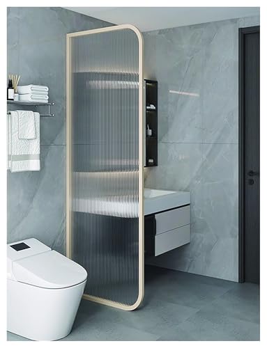 Wand-Urinal-Bildschirm-Toilettentrennwand, Urinal-Trennwand, Toilettenzubehör, öffentliche Toilettentrennwand for Herren for Hotels(Yellow,50x170cm) von Generisch