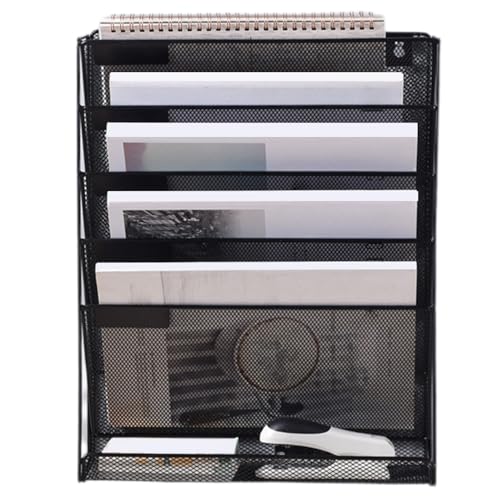 Wanddatei Organizer - 4 -Stufige Dateispeicherregal | Vertikaler Hangordnerhalter | Mal Motted Office Dokument Sortierer | Raumsparende Papierschale Rack | Multifunktionaler Dateiorganisator Für Mail Wanddatei Organizer - 4 -Stufige Dateispeicherregal | Vertikaler Hangordnerhalter | Mal Motted Office Dokument Sortierer | Raumsparende Papierschale Rack | Multifunktionaler Dateiorganisator Für Mail von Generisch