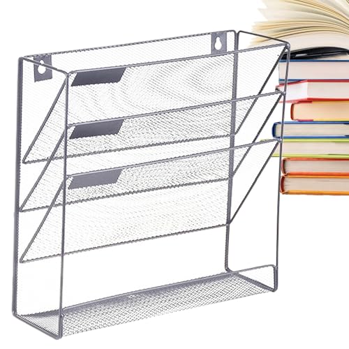Wanddatei Organizer - 4 -Stufige Dateispeicherregal | Vertikaler Hangordnerhalter | Mal Motted Office Dokument Sortierer | Raumsparende Papierschale Rack | Multifunktionaler Dateiorganisator Für Mail Wanddatei Organizer - 4 -Stufige Dateispeicherregal | Vertikaler Hangordnerhalter | Mal Motted Office Dokument Sortierer | Raumsparende Papierschale Rack | Multifunktionaler Dateiorganisator Für Mail von Generisch