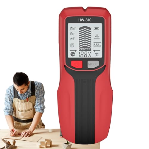 Wanddetektor Scanner - Multifunktionales Handgerät mit LCD-Anzeige - Metalltester Für -Montage Mauerwerk Trockenbau von Generisch