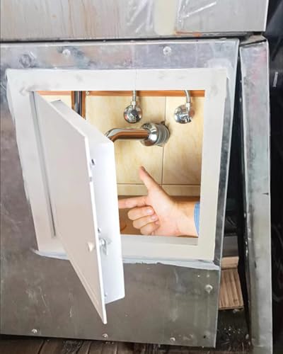 Wandeinbau-Zugangsplatte mit Druckknopf, Trockenbau-Revisionstür für Decken- und Sanitärzugang Wandeinbau-Zugangsplatte mit Druckknopf, Trockenbau-Revisionstür für Decken- und Sanitärzugang von Generisch