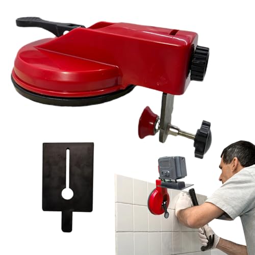 Wandfliesen Leveler - Saugnapfbecher -Vibrationswerkzeug | Abstandsabstandsnivellierungssystem, wiederverwendbares Installationswerkzeug, professionelle Fliesenhilfe für Bodenbeläge, Wand, Badezimmer, von Generisch