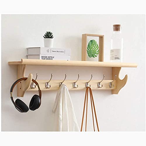 Wandgarderobe – Rustikaler Holz-Eingangs-Organizer zum Aufhängen von Mänteln und Accessoires von Generisch