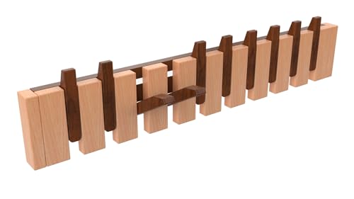 Wandgarderobenhaken aus Holz, natürliches Massivholz für Schrank, Küche, Schlafzimmer, Badezimmer, Eingangsbereich Wandgarderobenhaken aus Holz, natürliches Massivholz für Schrank, Küche, Schlafzimmer, Badezimmer, Eingangsbereich von Generisch