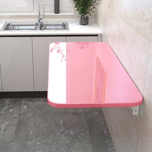 Wandhalterung, klappbarer Schreibtisch, platzsparend, Holz-Werkbank, einfach zu installieren, schwimmender Tisch, zusammenklappbares Wandregal, perfekt für Wohnungen und kleine Räume Wandhalterung, klappbarer Schreibtisch, platzsparend, Holz-Werkbank, einfach zu installieren, schwimmender Tisch, zusammenklappbares Wandregal, perfekt für Wohnungen und kleine Räume von Generisch