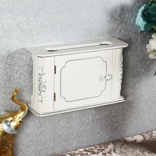 Wandhalterung, schwebendes Regal für Router – Organisieren Sie Kabel und Netzstecker mit Multifunktions-Aufbewahrungsbox Wandhalterung, schwebendes Regal für Router – Organisieren Sie Kabel und Netzstecker mit Multifunktions-Aufbewahrungsbox von Generisch