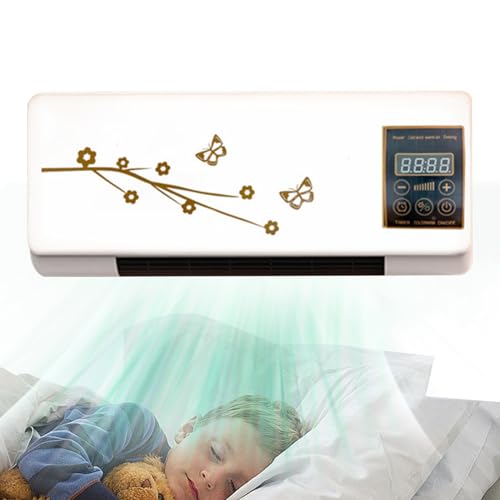 Wandluftgebläse, Kanalloser Ventilator für Schlafzimmer, Multifunktion Split Lüfter Fernbedienung Für Wohnzimmer Werkstatt Wohnheim Wohnung Gewächshaus Wandluftgebläse, Kanalloser Ventilator für Schlafzimmer, Multifunktion Split Lüfter Fernbedienung Für Wohnzimmer Werkstatt Wohnheim Wohnung Gewächshaus von Generisch