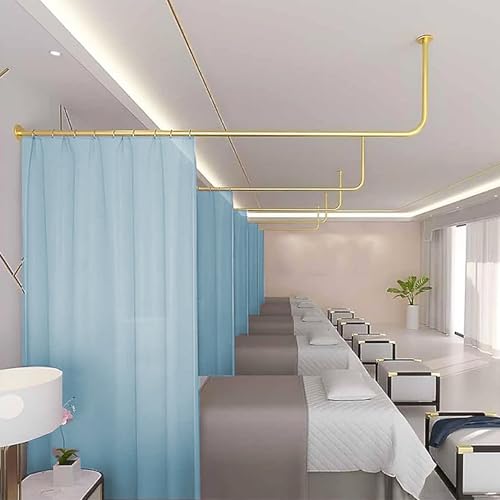 Wandmontage, Raumteiler, medizinischer Sichtschutz, L-förmiger Trennvorhang für Krankenhäuser, Schönheitssalons, Massageschäfte, Badezimmer, Bekleidungsgeschäfte Wandmontage, Raumteiler, medizinischer Sichtschutz, L-förmiger Trennvorhang für Krankenhäuser, Schönheitssalons, Massageschäfte, Badezimmer, Bekleidungsgeschäfte von Generisch