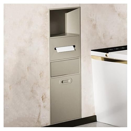 Wandmontierte Dusche – Badezimmer-Regal mit Mülleimer, langlebiger Edelstahl, wasserabweisende Aufbewahrungslösung für Zuhause und Hotel, 30 x 86 x 14 cm, platzsparendes Design Wandmontierte Dusche – Badezimmer-Regal mit Mülleimer, langlebiger Edelstahl, wasserabweisende Aufbewahrungslösung für Zuhause und Hotel, 30 x 86 x 14 cm, platzsparendes Design von Generisch