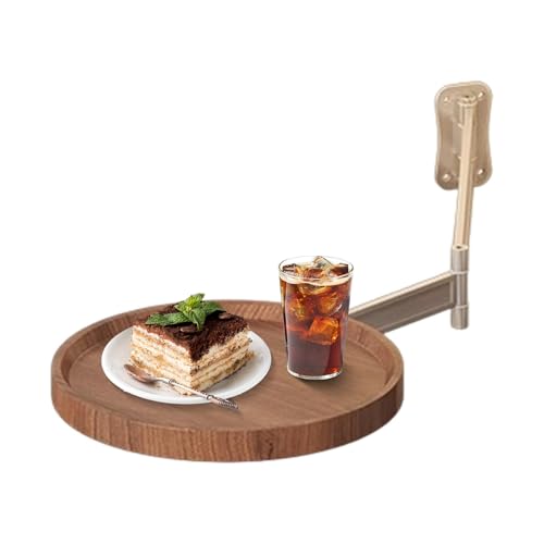 Wandmontierte kleine runde Tisch - Klapptisch | Rotation faltbar Kaffeehocker Moderner Schreibtisch für Nachthäuser Küche | Wandmontierte Klappblachstisch mit Rotationsklappkaffeetisch mit RET Wandmontierte kleine runde Tisch - Klapptisch | Rotation faltbar Kaffeehocker Moderner Schreibtisch für Nachthäuser Küche | Wandmontierte Klappblachstisch mit Rotationsklappkaffeetisch mit RET von Generisch