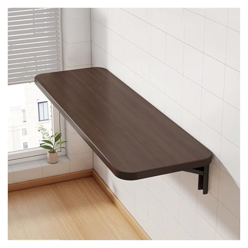 Wandmontierter, klappbarer Esstisch, platzsparend, zusammenklappbar, Wandregal für Zuhause, Büro, Küche, Esszimmer, Waschküche, Garage, Bar, Walnussholz-Finish, 20 x 60 cm Wandmontierter, klappbarer Esstisch, platzsparend, zusammenklappbar, Wandregal für Zuhause, Büro, Küche, Esszimmer, Waschküche, Garage, Bar, Walnussholz-Finish, 20 x 60 cm von Generisch