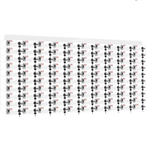 Wandmontierter Acryl-Aufbewahrungsschrank mit abschließbarer Tür, sicherer Schrank für persönliche Gegenstände im Büro, Klassenzimmer oder Fitnessstudio Wandmontierter Acryl-Aufbewahrungsschrank mit abschließbarer Tür, sicherer Schrank für persönliche Gegenstände im Büro, Klassenzimmer oder Fitnessstudio von Generisch