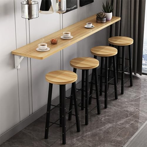 Wandmontierter Esstisch – zusammenklappbarer Küchentisch und Hängeschrank für Esszimmer, Milchteeläden und Küchen Wandmontierter Esstisch – zusammenklappbarer Küchentisch und Hängeschrank für Esszimmer, Milchteeläden und Küchen von Generisch