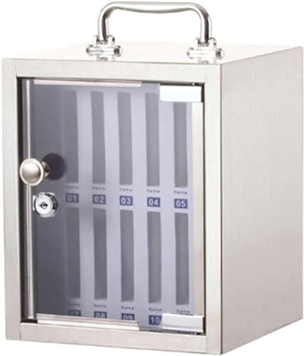 Wandmontierter Handy-Schrank mit Griff, für 24 Handys, Farbe, ideal für Büros und öffentliche Räume, sicher und praktisch, Silber 1 Wandmontierter Handy-Schrank mit Griff, für 24 Handys, Farbe, ideal für Büros und öffentliche Räume, sicher und praktisch, Silber 1 von Generisch